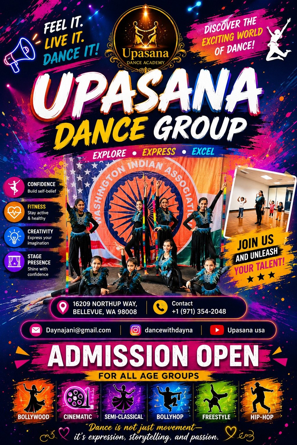 Upasana Dance Academy - Admission Open